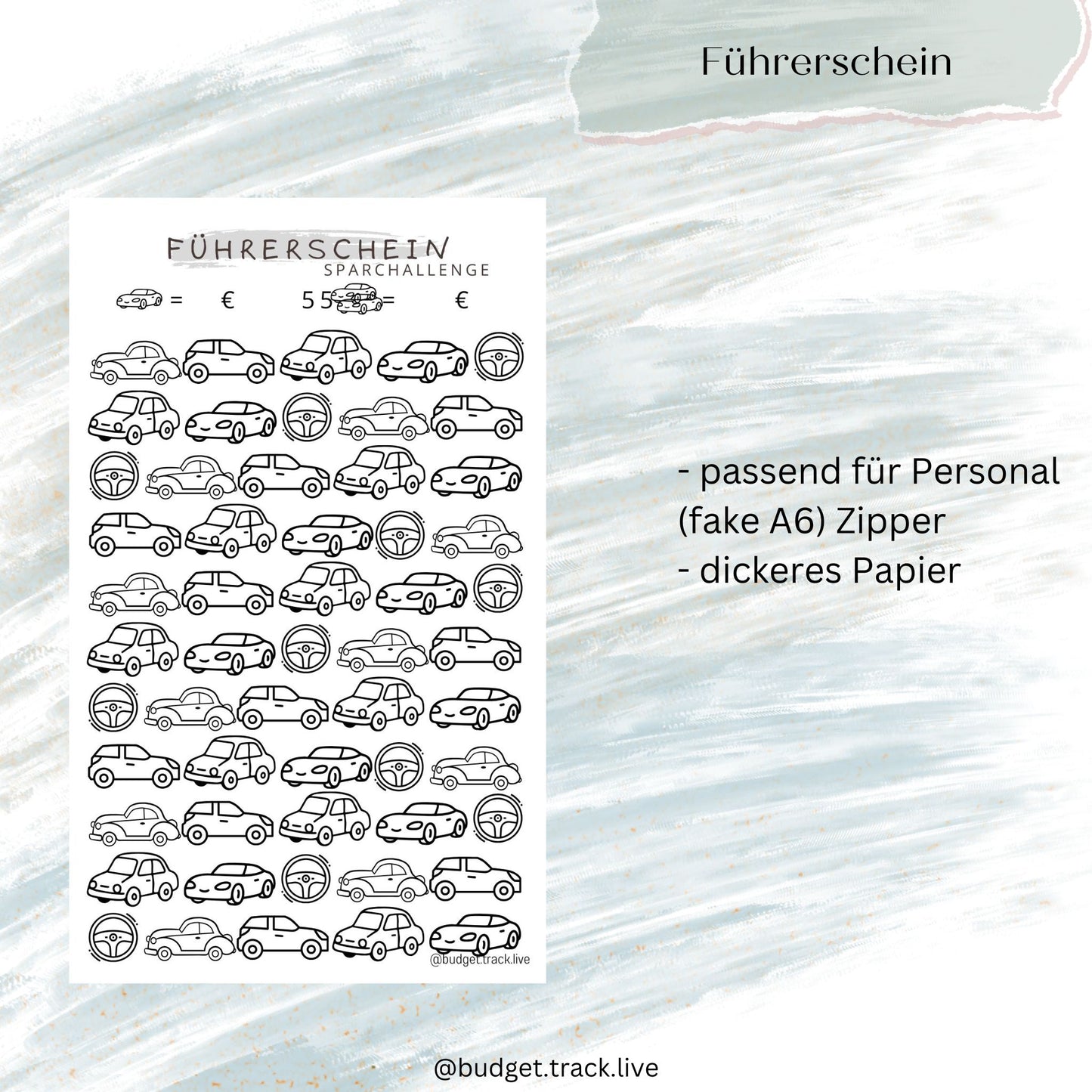 Führerschein - Sparchallenge