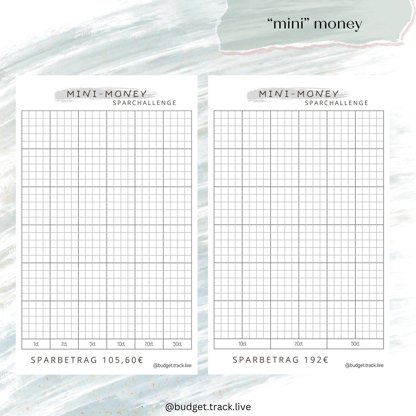 mini money - Kleingeld - Sparchallenge