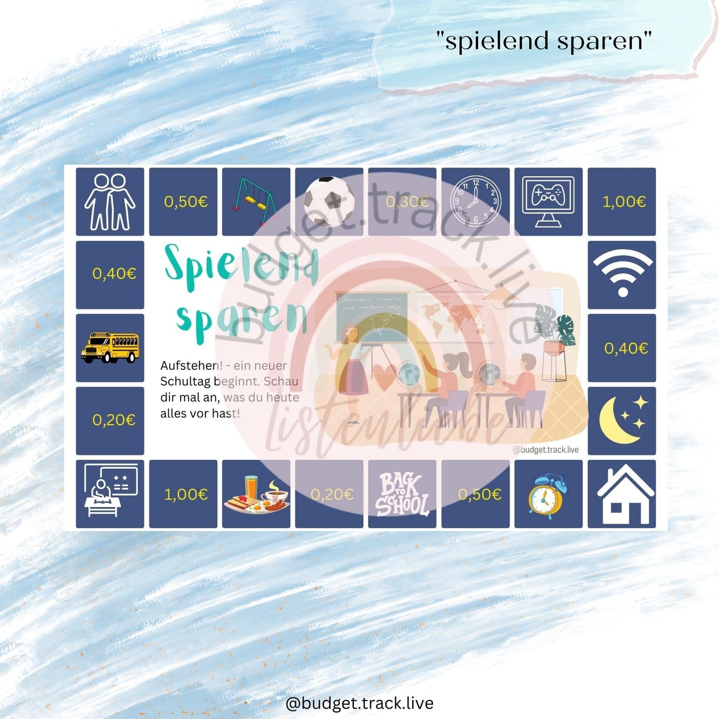 Sparspiel "spielend sparen" für Kinder - Sparchallenge