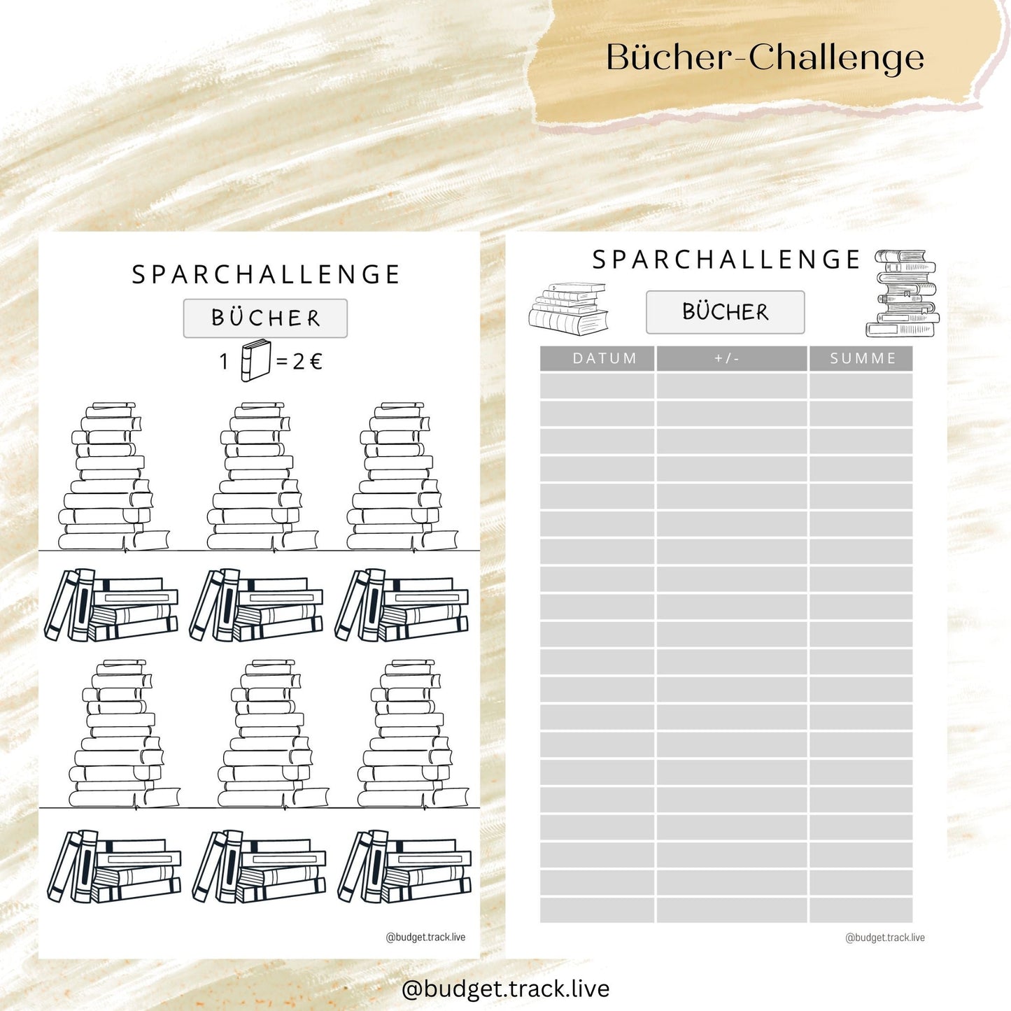 Bücher-Challenge Sparchallenge