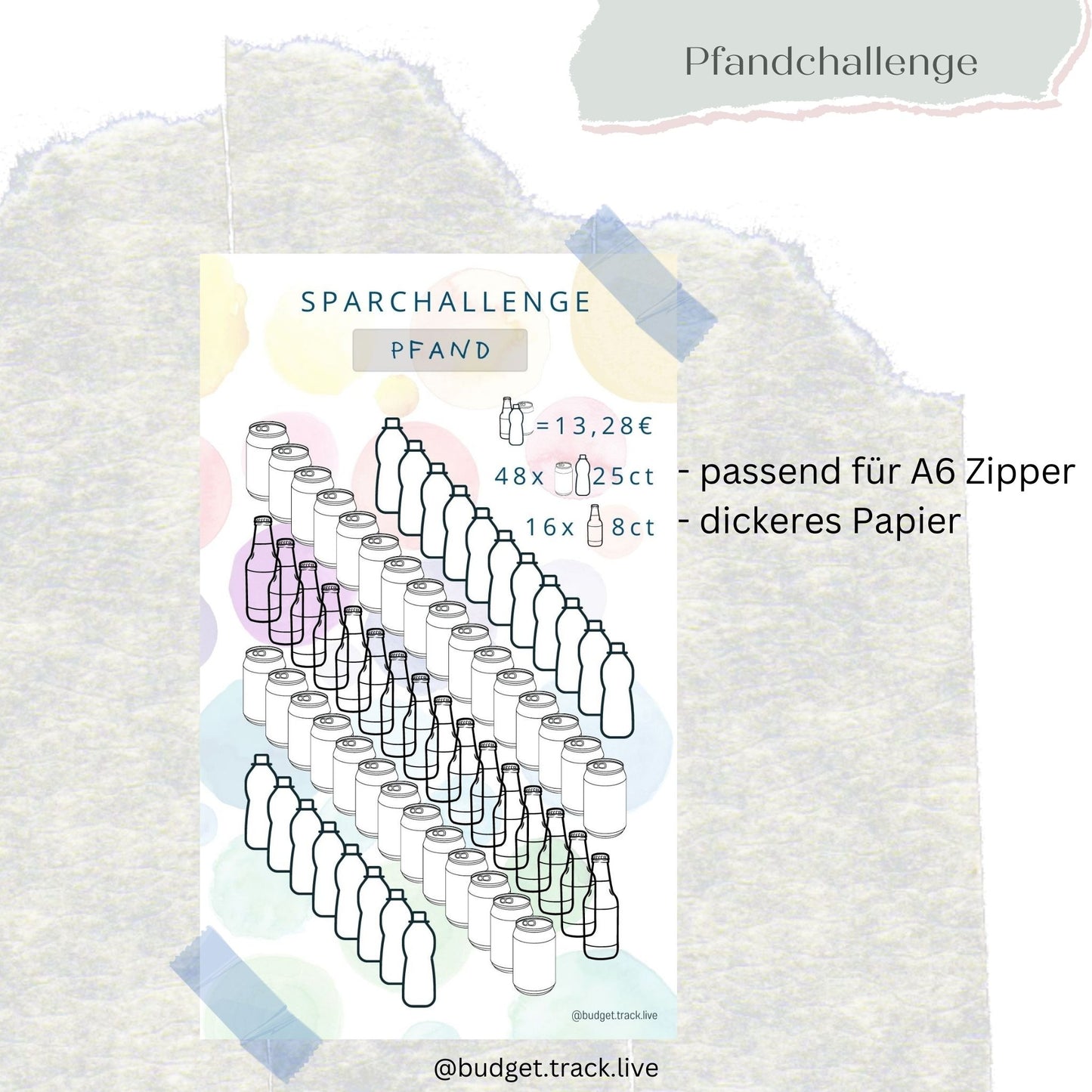 Pfandchallenge Kinder - Sparchallenge