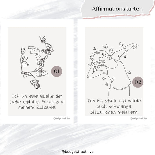 Affirmationskarten Frauen - Mamas - Affirmation - positive Glaubenssätze