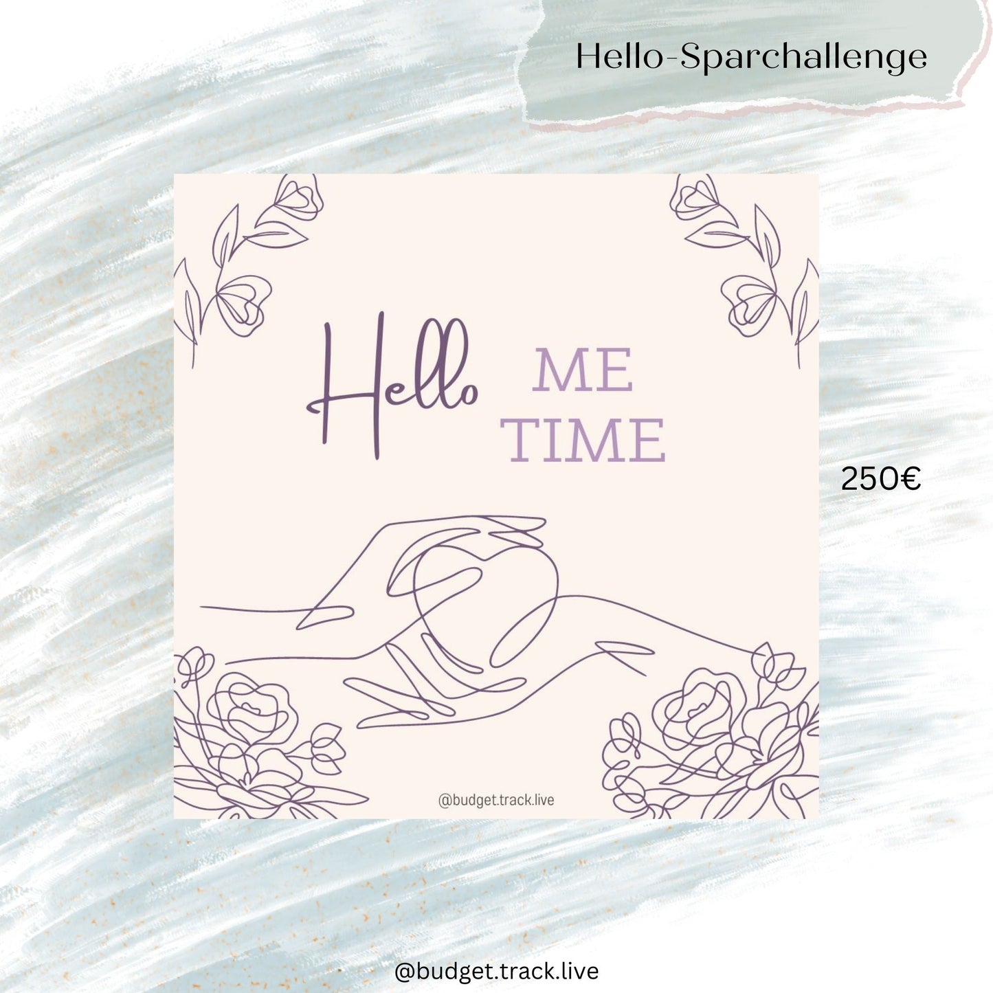 Sparchallenge - hello holiday - MINI mesh Tasche