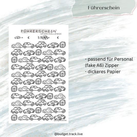 Führerschein - Sparchallenge