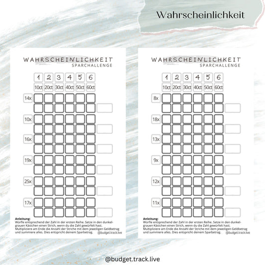 Wahrscheinlichkeit - Sparchallenge
