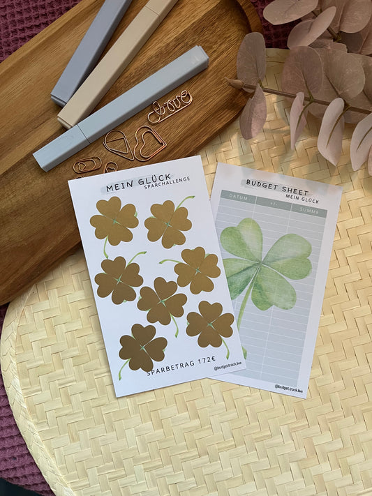 Mein Glück - Rubbelchallenge - Sparspiel - Sparchallenge