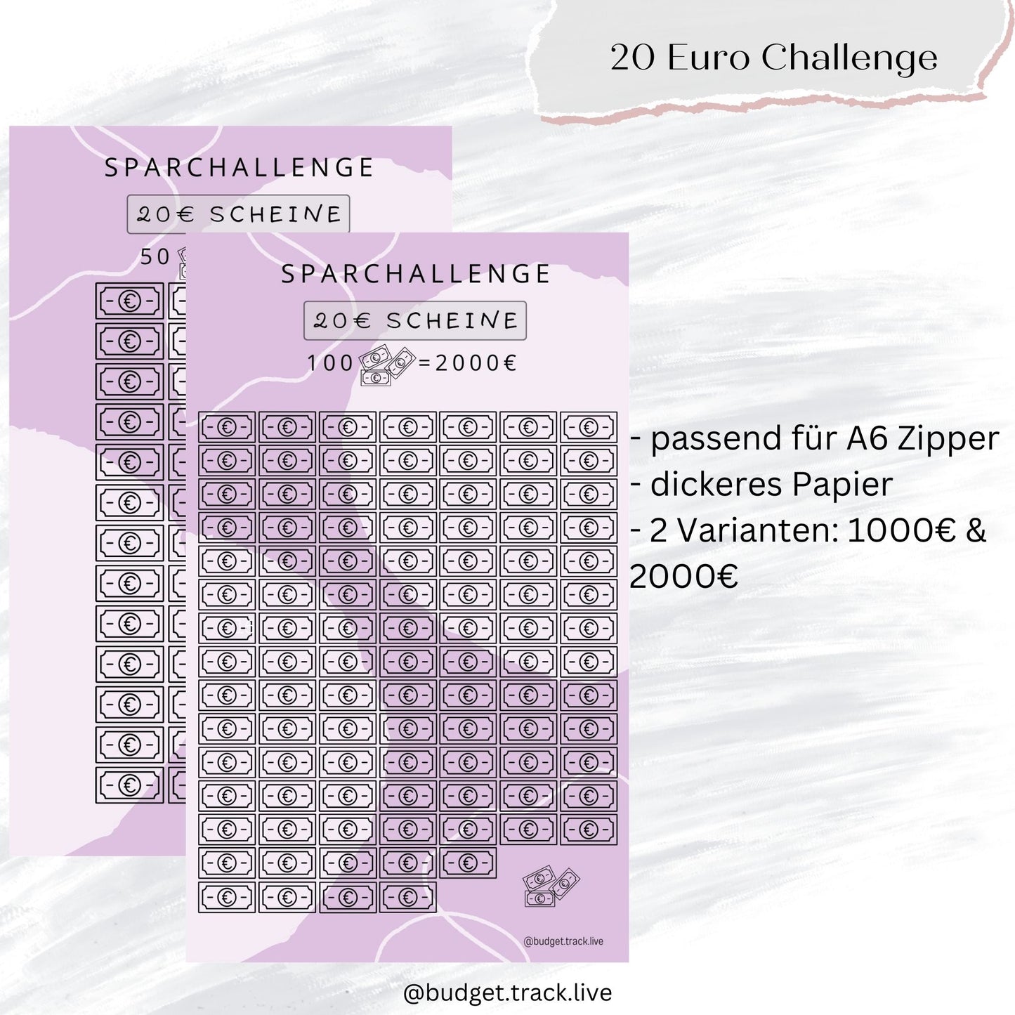 20€-Challenge Sparchallenge