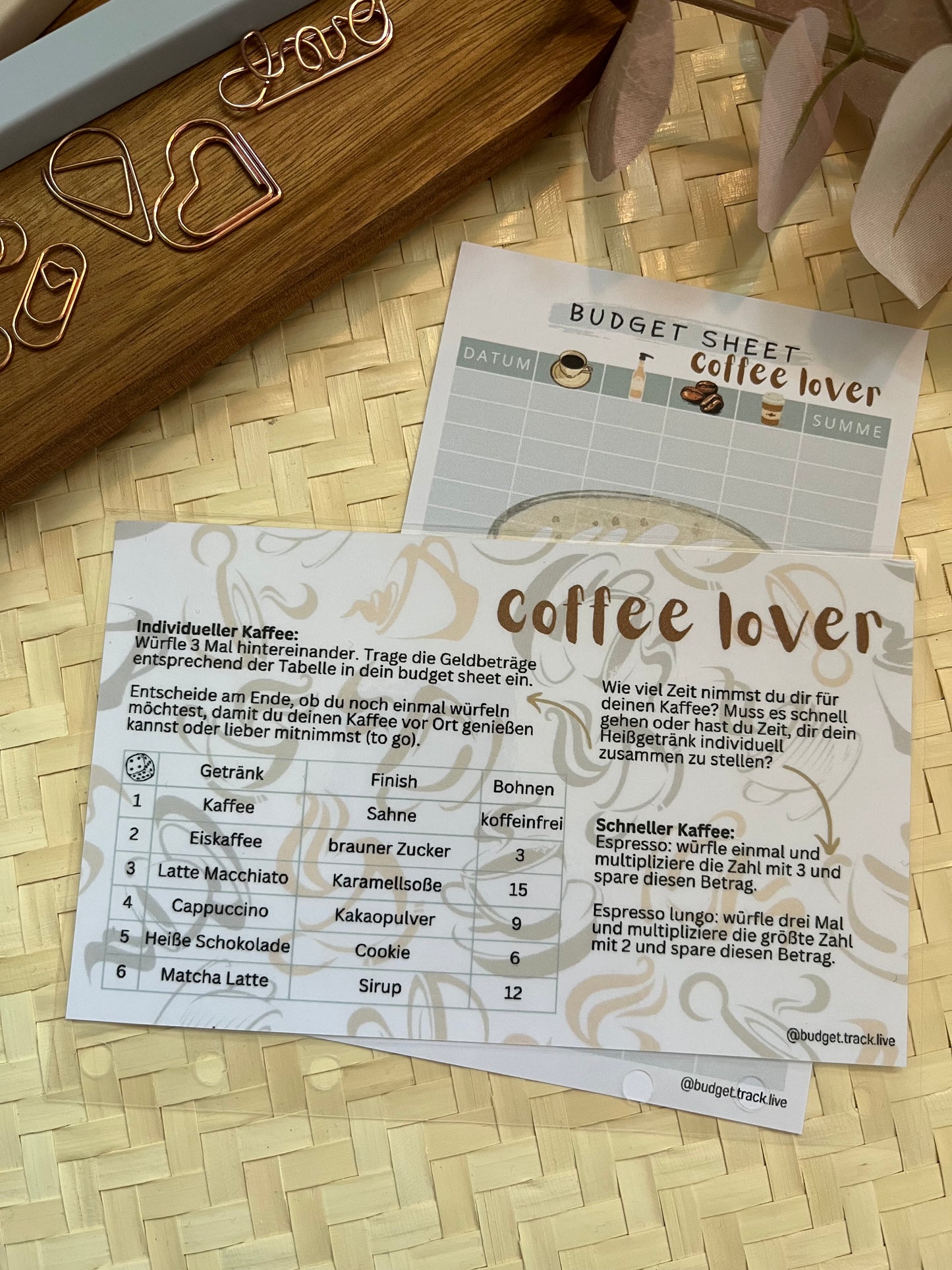 "coffee lover" - Sparspiel