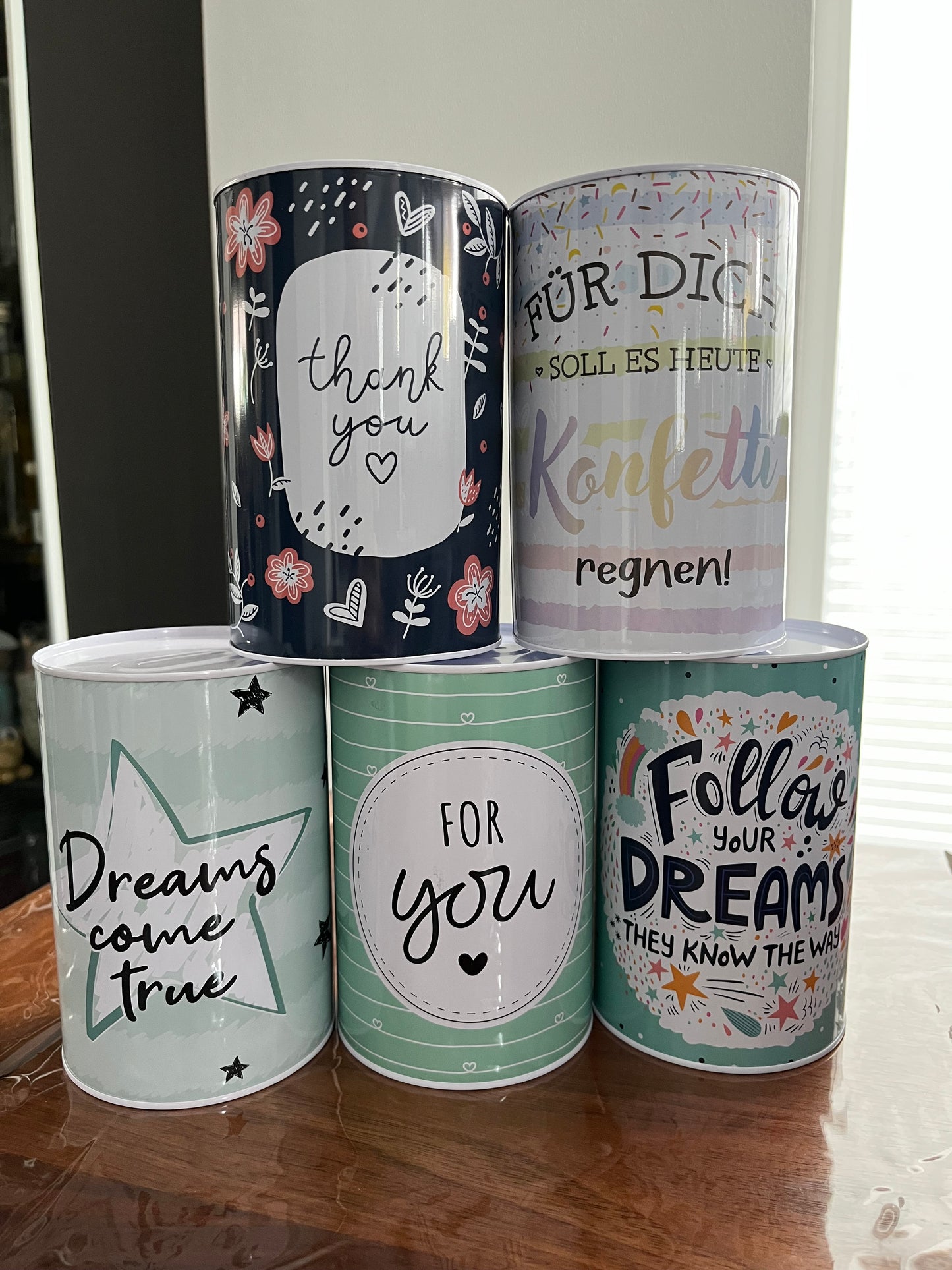 Spardose Metall - Sparchallenge - 52-Wochenchallenge