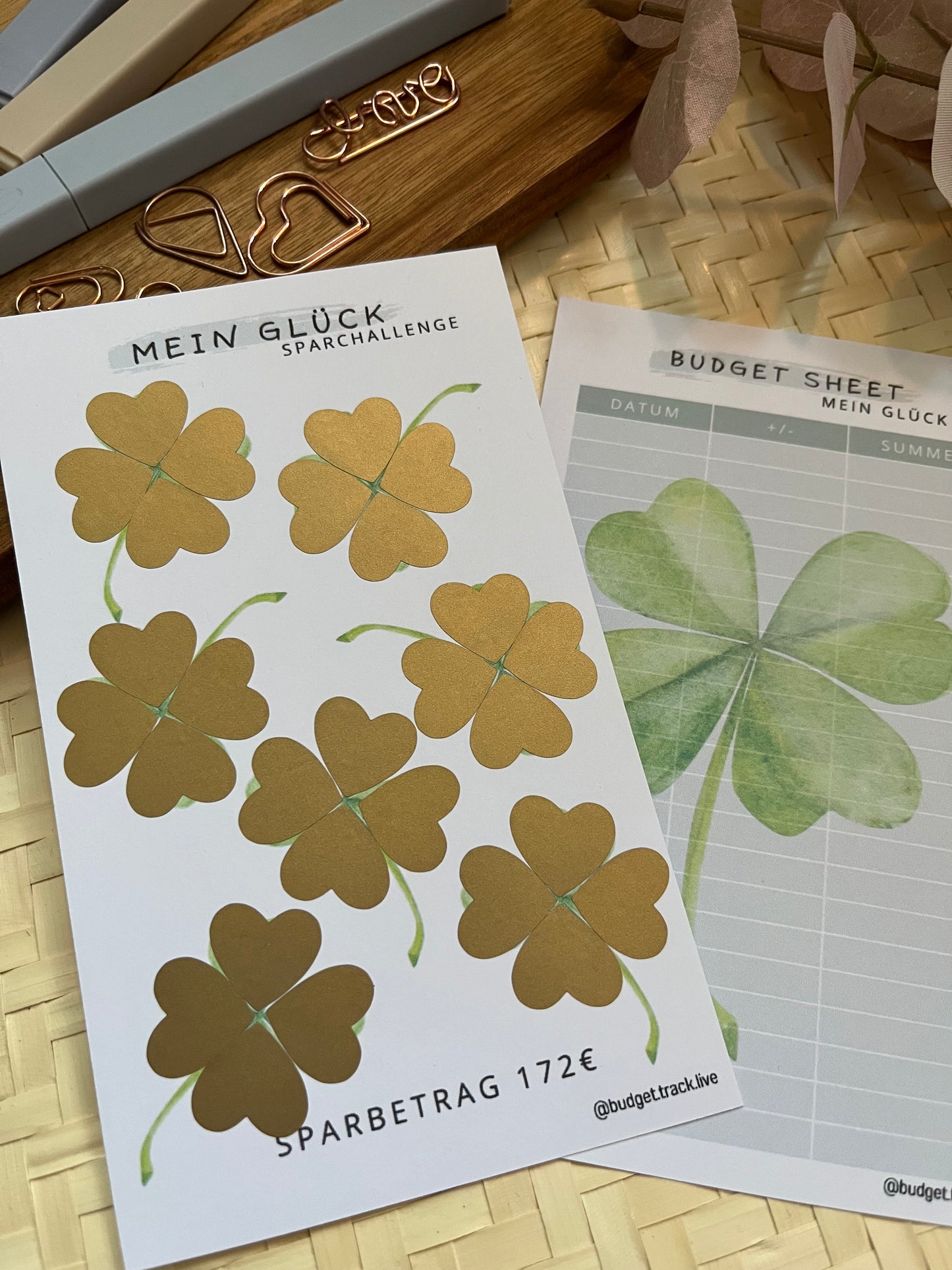 Mein Glück - Rubbelchallenge - Sparspiel - Sparchallenge