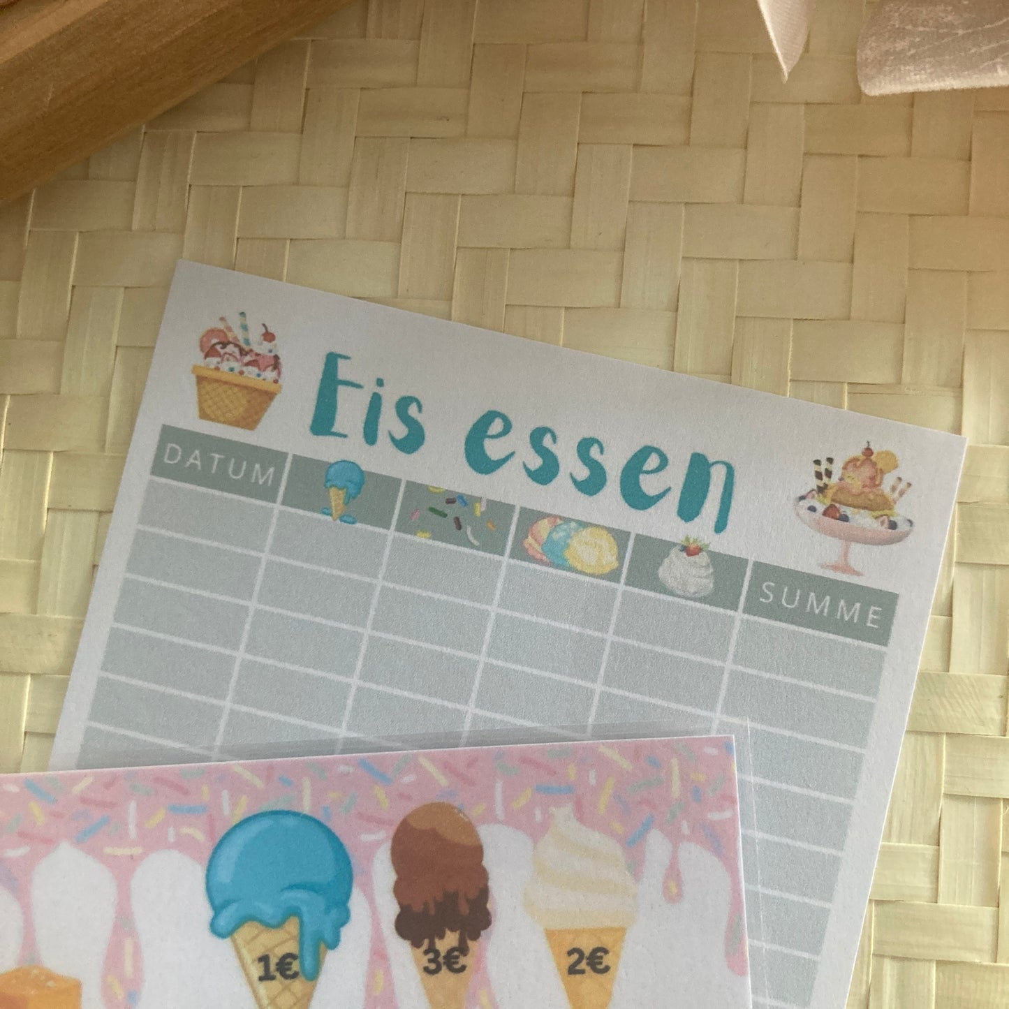 „Eis essen“ - Sparspiel