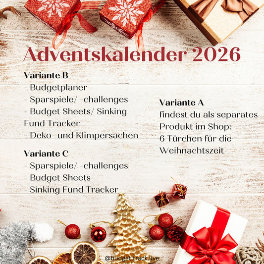 Adventskalender 2026 - (limitierte Anzahl)