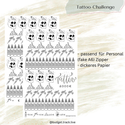 Tattoo-Challenge Sparchallenge