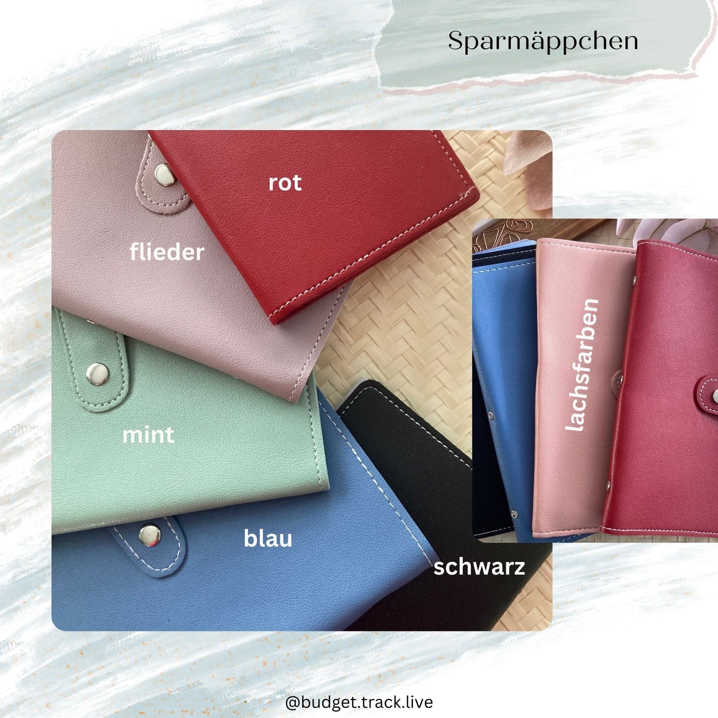 Sparbuch - Sparmappe - Sparmäppchen