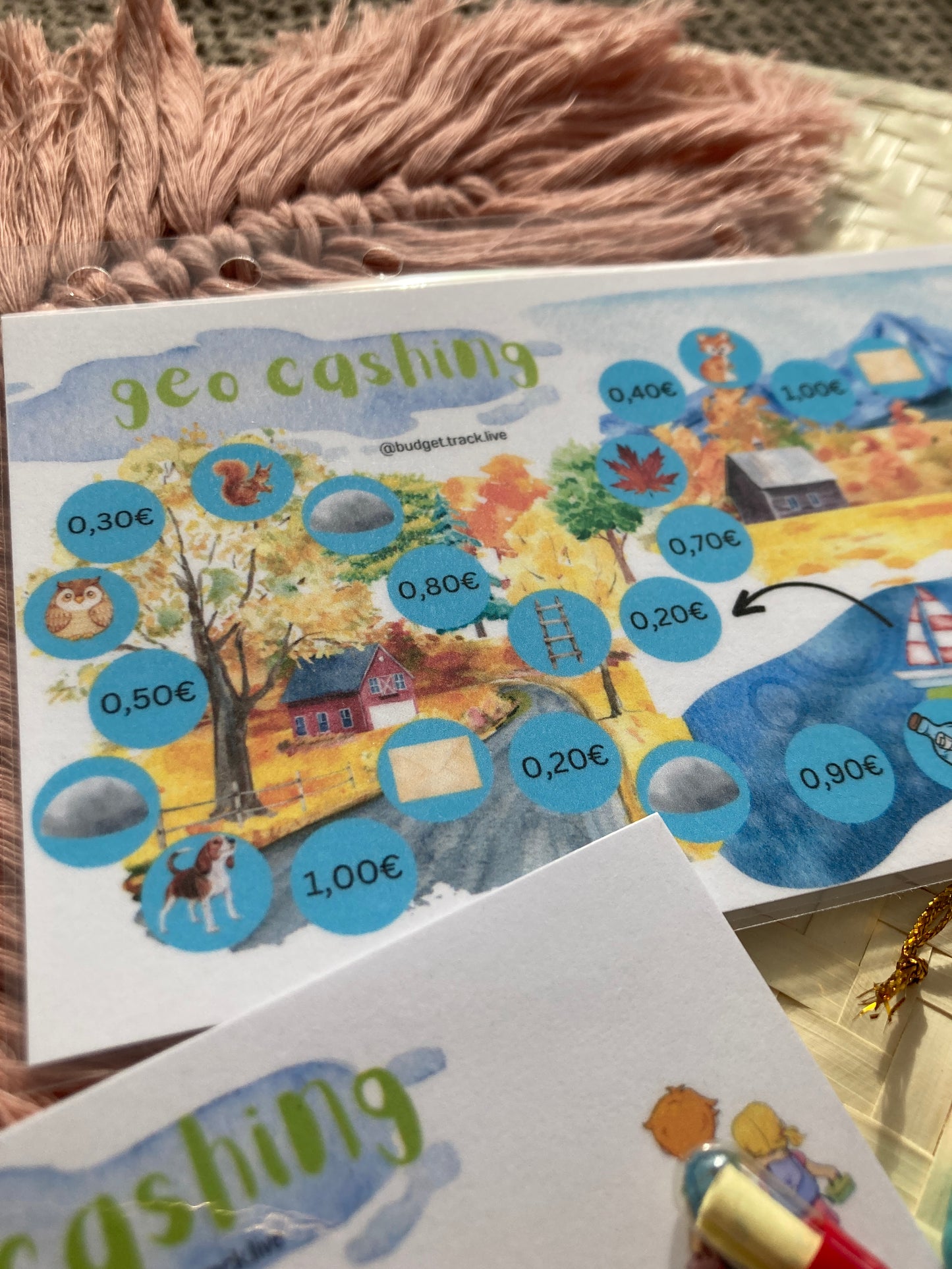 Geo cashing - Sparspiel - Kinderversion - geocaching