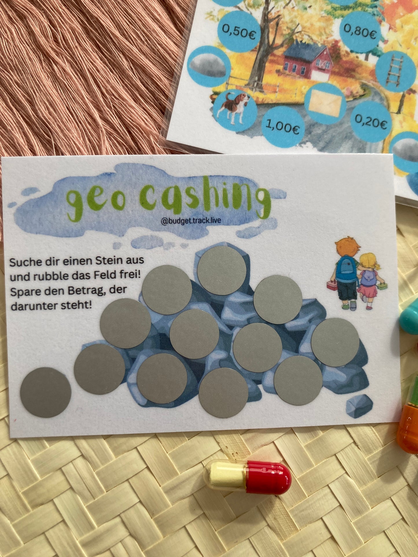 Geo cashing - Sparspiel - Kinderversion - geocaching