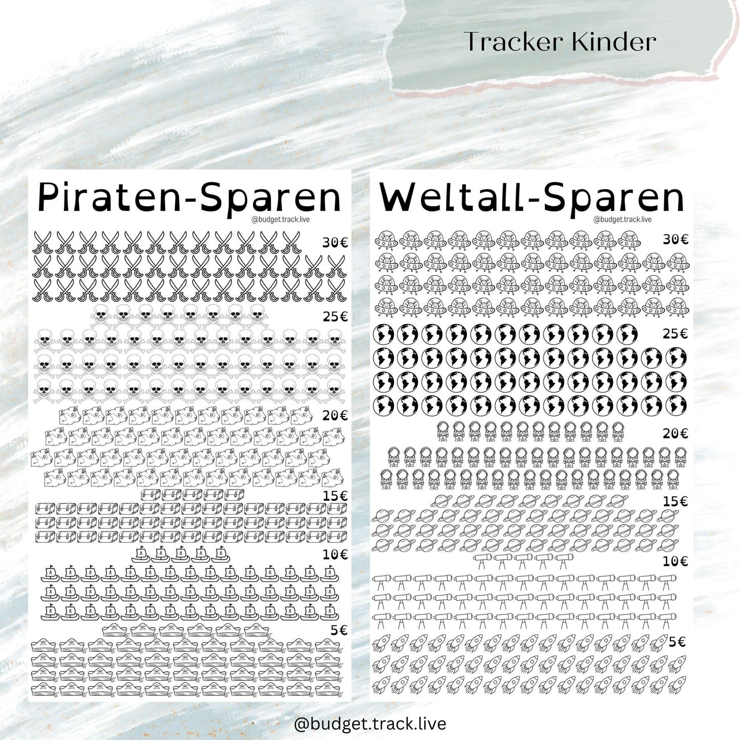 Kinder Starterset - Taschengeld - Budgetbinder