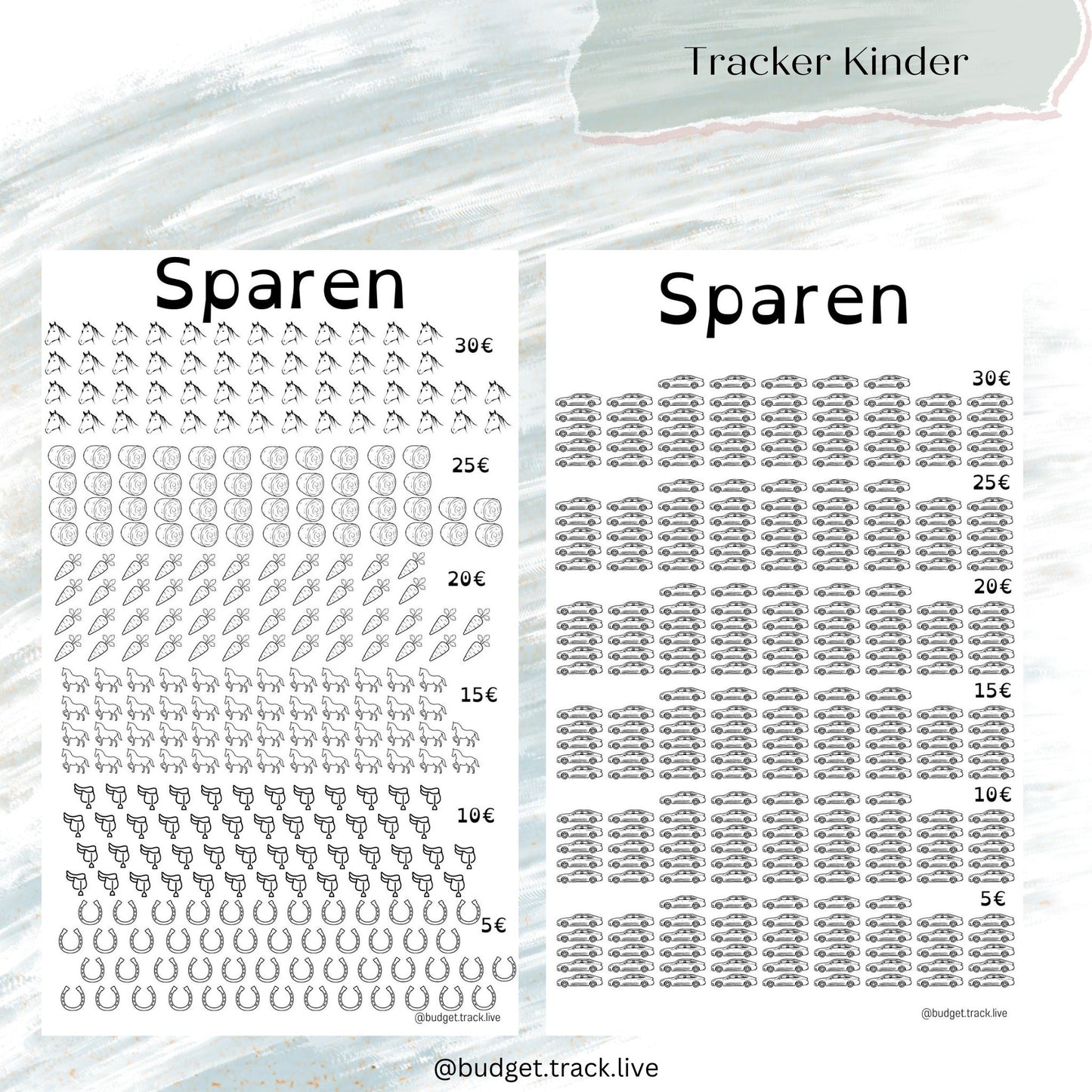 Kinder Starterset - Taschengeld - Budgetbinder