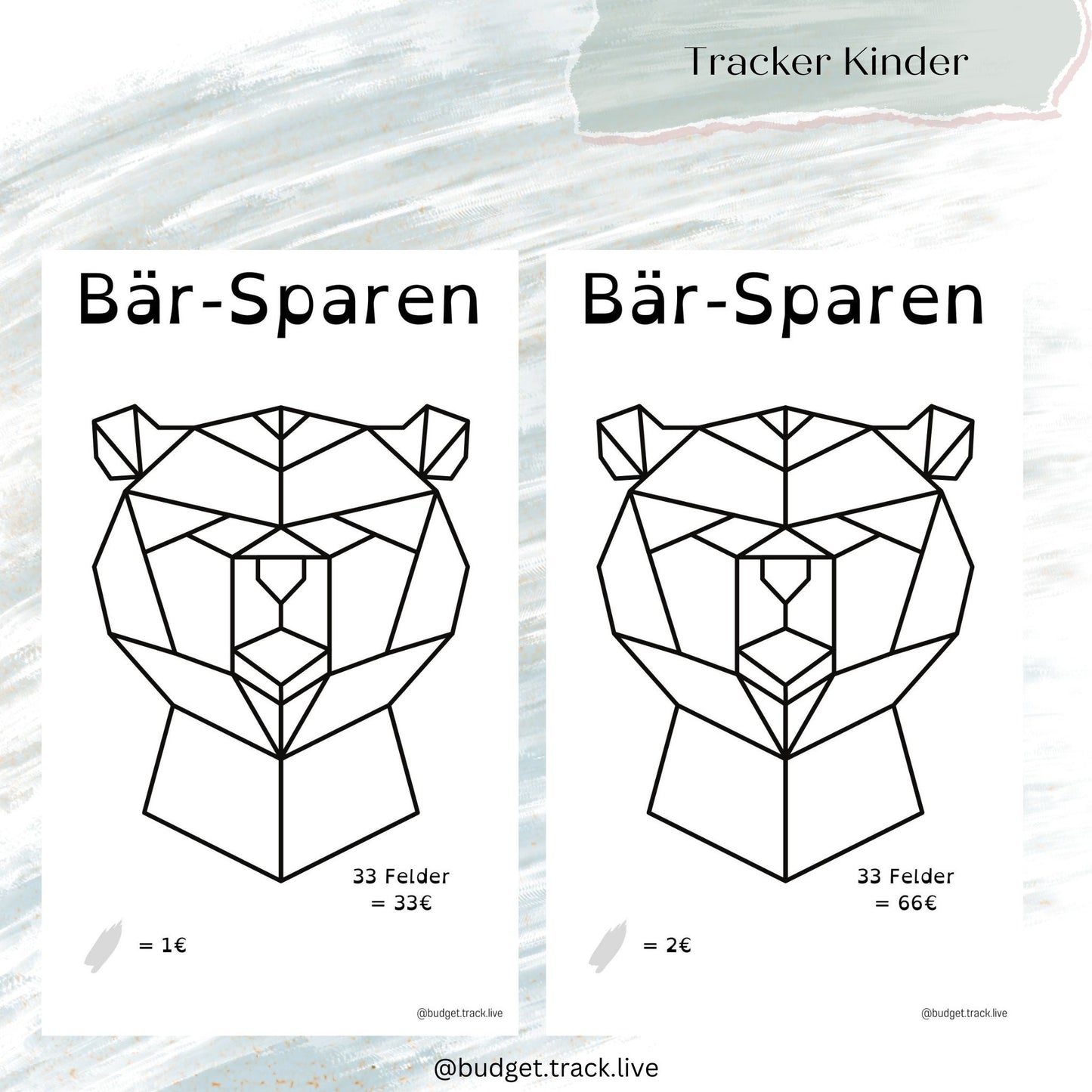 Kinder Starterset - Taschengeld - Budgetbinder