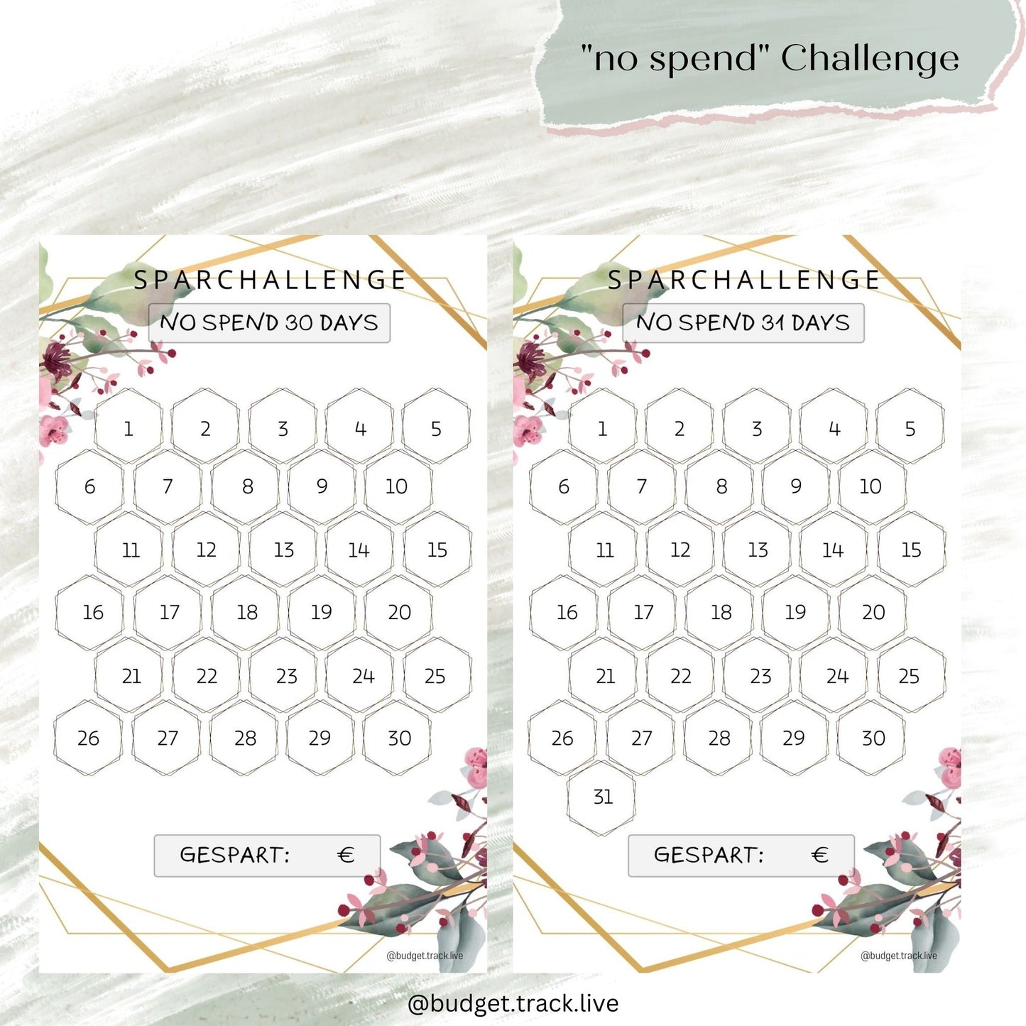 "no spend" Challenge - Sparchallenge