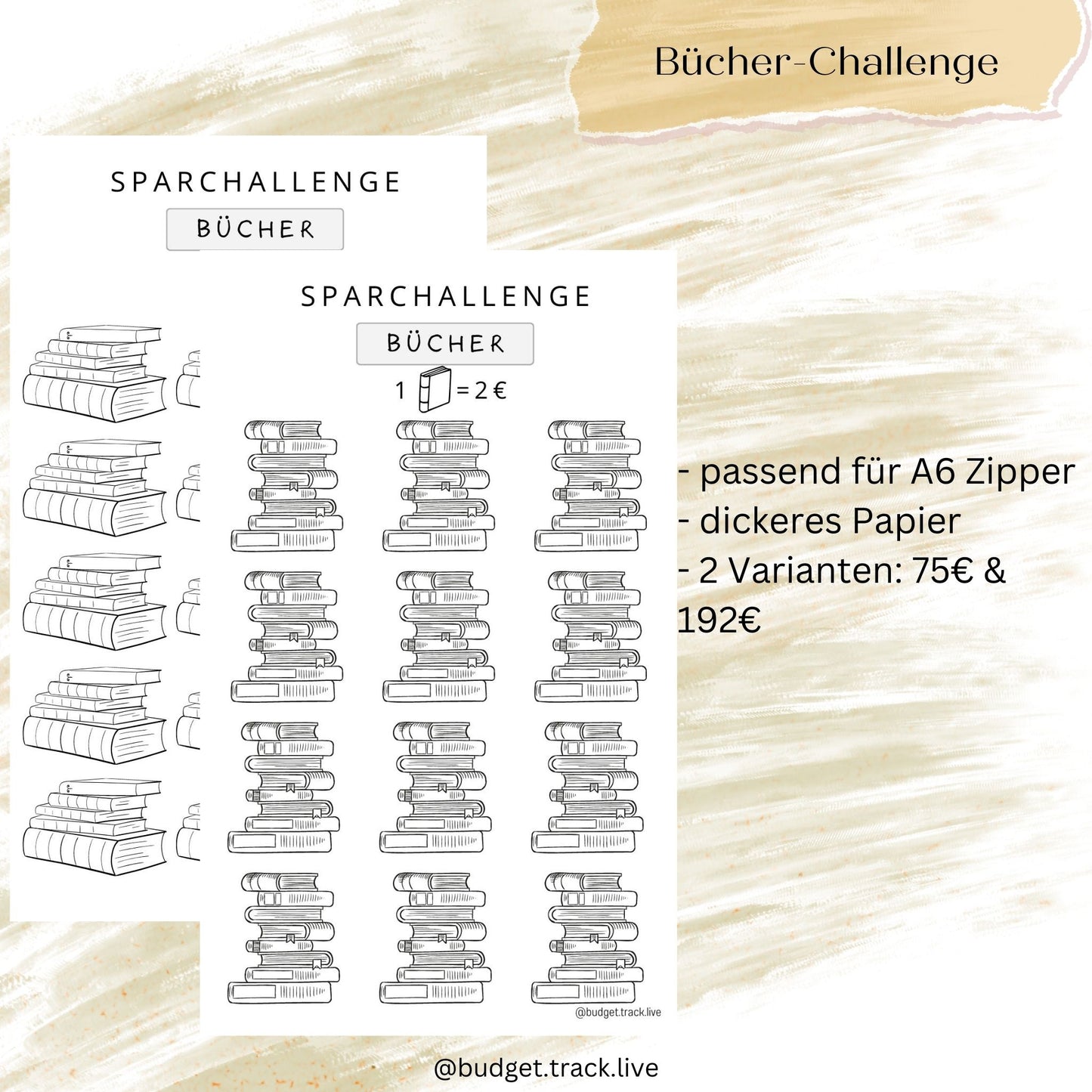 Bücher-Challenge Sparchallenge