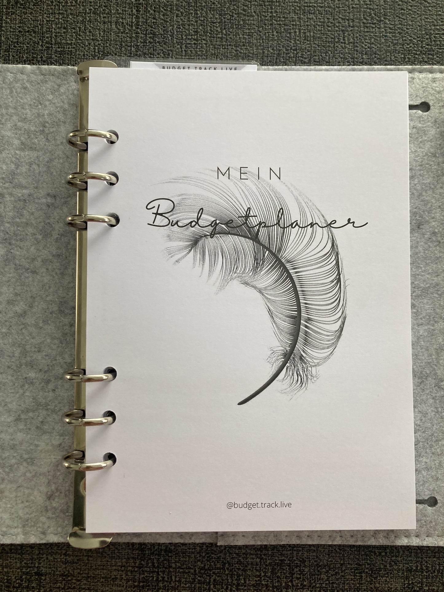 Budgetplaner A5 Einlagen für Binder