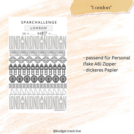 Urlaubschallenge - London - Sparchallenge
